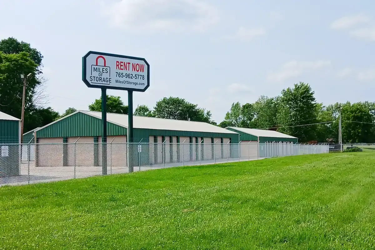 Miles of Storage sign
