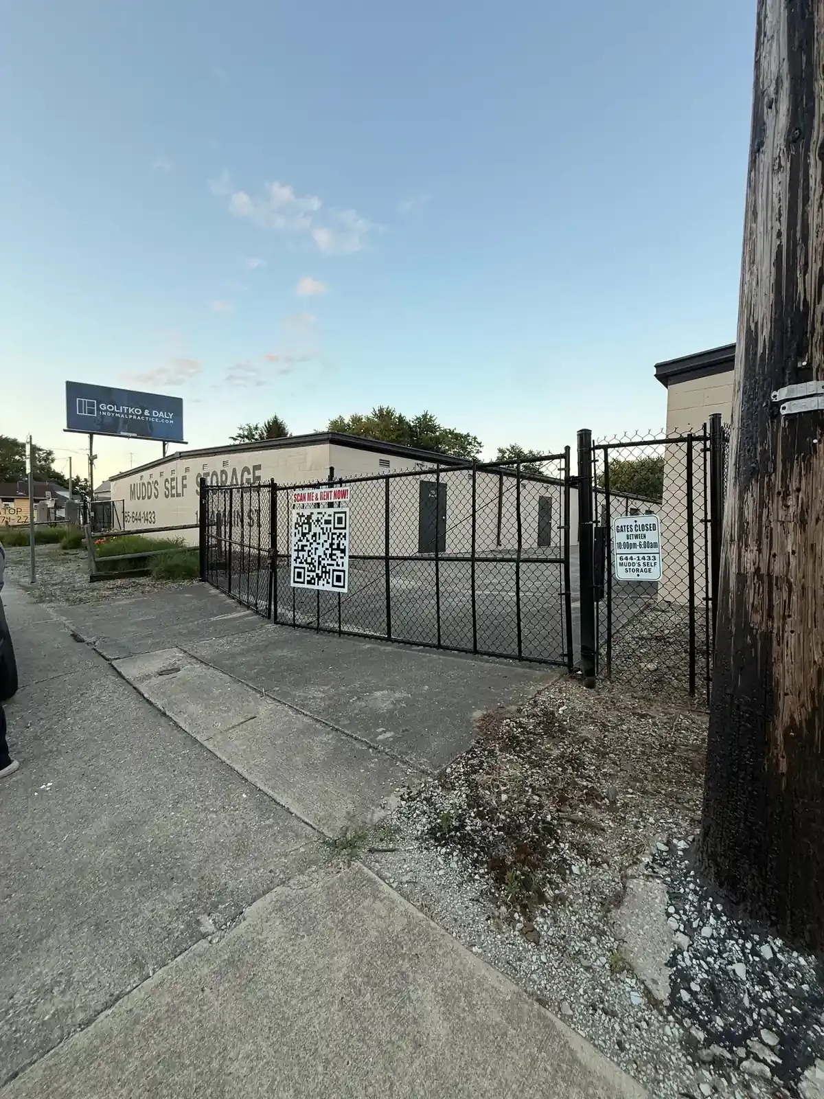Gated entrance