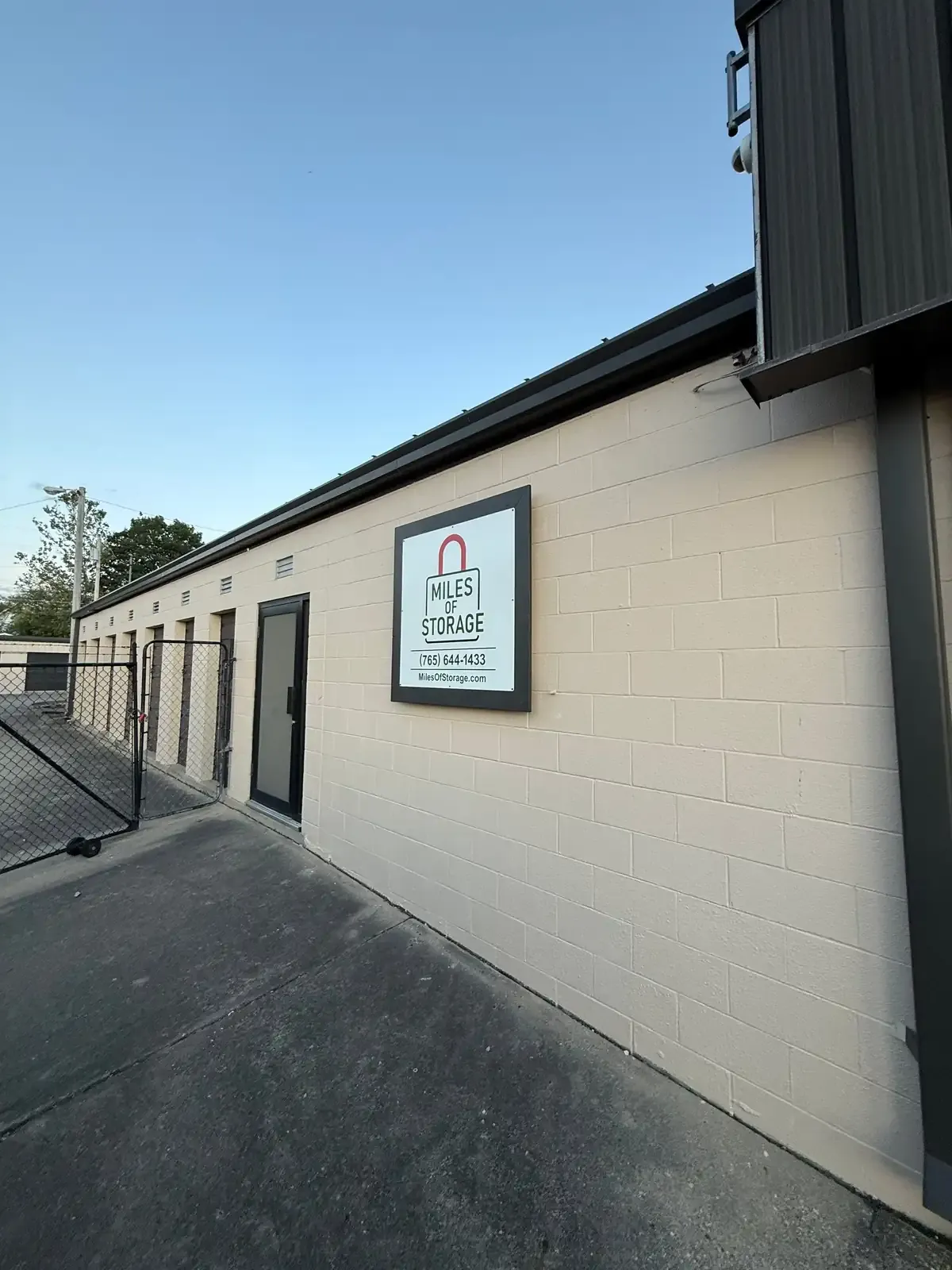 Miles of Storage sign