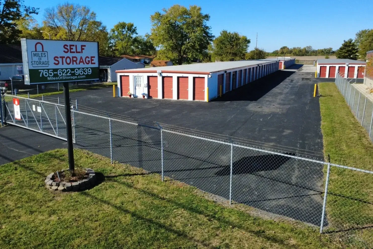 Miles of Storage sign